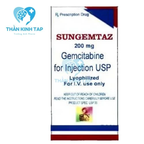 Sungemtaz 200mg - Điều trị ung thư bàng quang, tuyến tụy